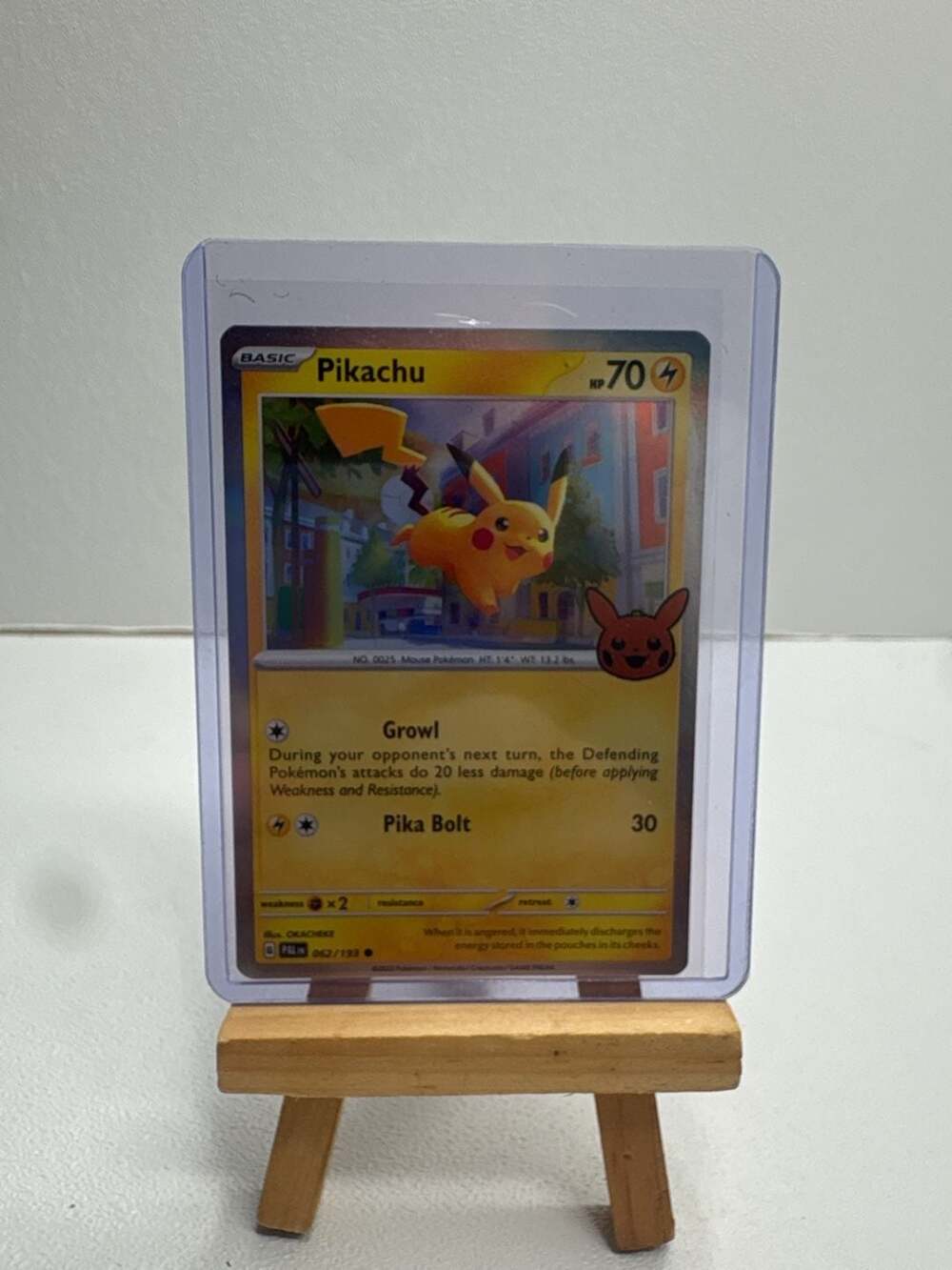 Pikachu 062/193 Holo Rare Trick or Trade BOOster 2023 Pokemon Card